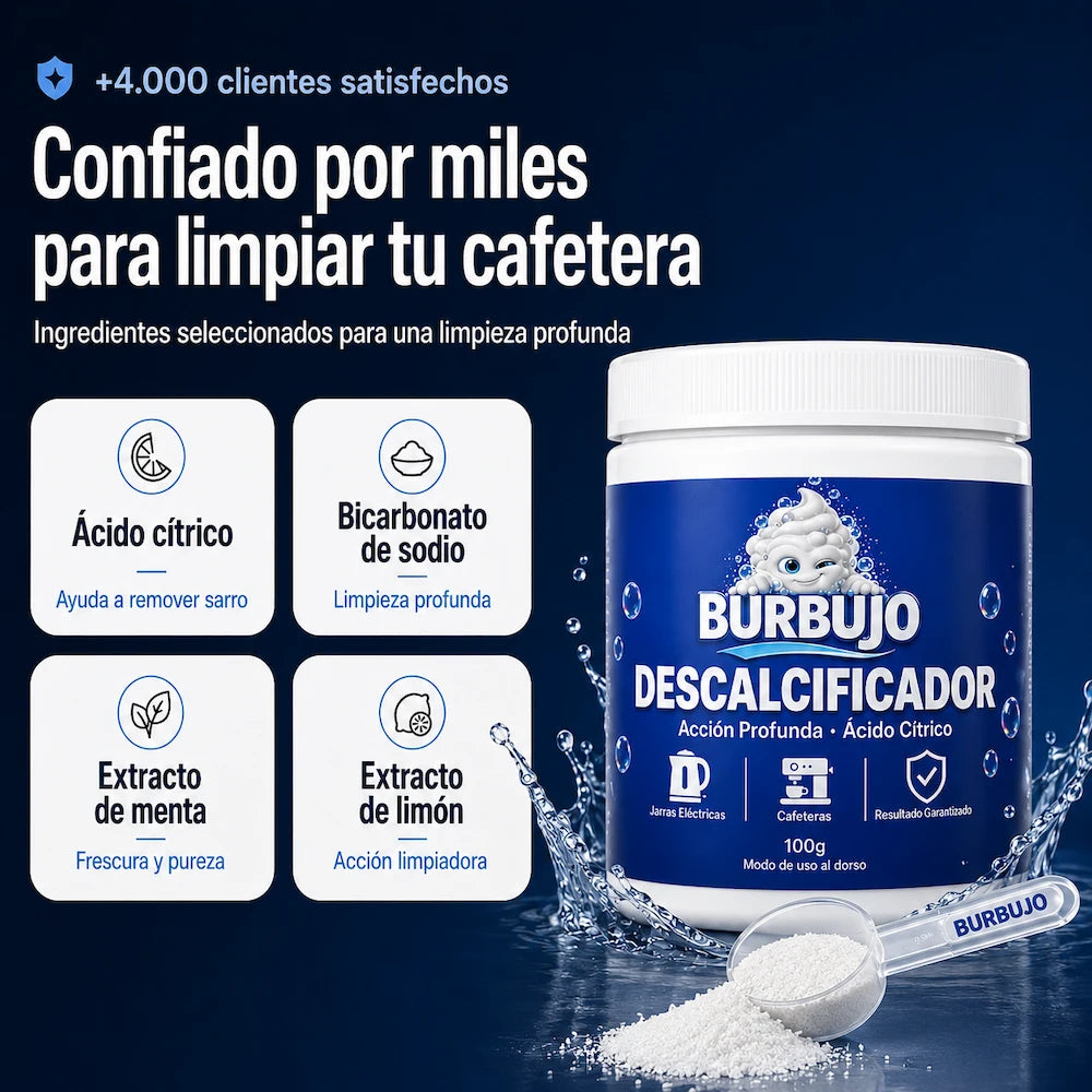 Burbujo™ Descalcificador - Multi uso