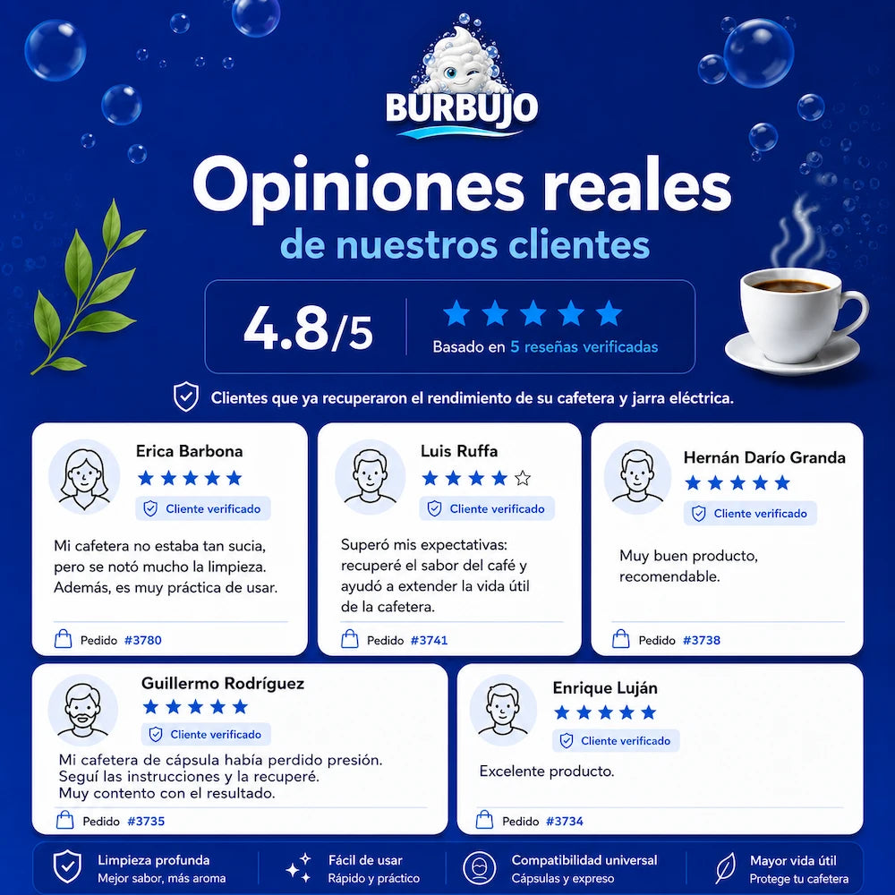 Burbujo™ Descalcificador - Multi uso