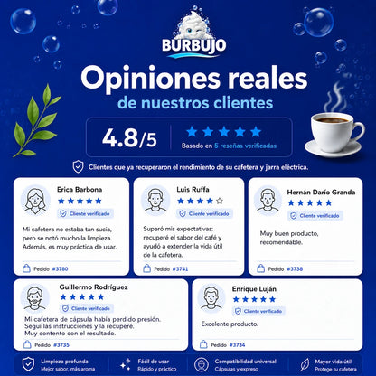 Burbujo™ Descalcificador - Multi uso